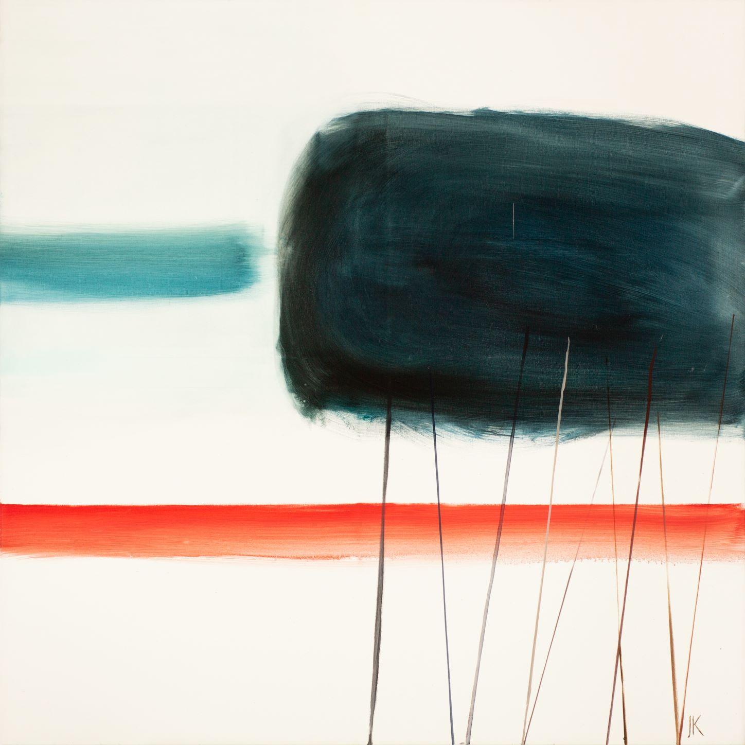 Romance VII, a., e., 120x120 cm